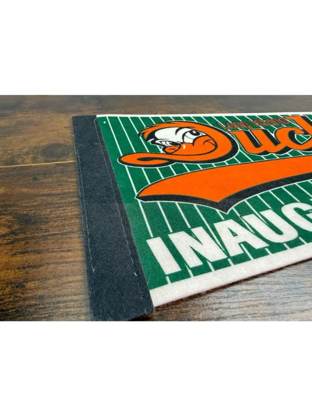 Long Island Ducks Inaugural Season 2000 Vintage Felt Pennant 26.5 inches